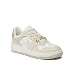 Plateau Sneaker von Tommy Jeans, in der Farbe Beige, aus Leder, andere Perspektive, Vorschaubild