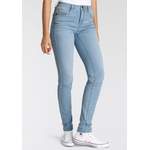 High Waist Jeans von Alife & Kickin, in der Farbe Blau, aus Baumwolle, andere Perspektive, Vorschaubild