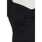 Klassische Bluse von Collectif, in der Farbe Schwarz, aus Baumwolle, andere Perspektive, Vorschaubild