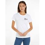 T-Shirt von Calvin Klein Jeans, in der Farbe Weiss, aus Webstoff, andere Perspektive, Vorschaubild