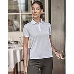 Poloshirt von Tee Jays, in der Farbe Weiss, aus Polyester, andere Perspektive, Vorschaubild