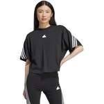 T-Shirt von Adidas, in der Farbe Schwarz, aus Baumwolle, andere Perspektive, Vorschaubild