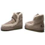 Snowboot von Mou, in der Farbe Beige, aus Gummi, andere Perspektive, Vorschaubild