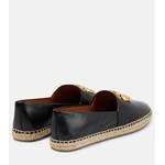 Espadrille von TORY BURCH, in der Farbe Schwarz, aus Leder, andere Perspektive, Vorschaubild