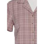 Klassische Bluse von Urban Outfitters, in der Farbe Rosa, aus Elasthan, andere Perspektive, Vorschaubild