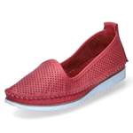 Slipper von Andrea Conti, in der Farbe Rot, aus Leder, andere Perspektive, Vorschaubild