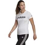 T-Shirt von Adidas, in der Farbe Weiss, aus Baumwolle, andere Perspektive, Vorschaubild