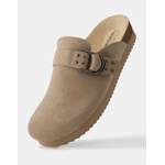 Clog von Bershka, in der Farbe Beige, aus Polyester, andere Perspektive, Vorschaubild