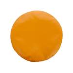 Baskenmütze von Lierys, in der Farbe Orange, aus Leder, andere Perspektive, Vorschaubild