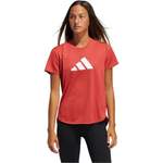 Funktionsshirt von Adidas, in der Farbe Rot, aus Polyester, andere Perspektive, Vorschaubild