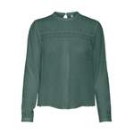 Klassische Bluse von Only, in der Farbe Grün, aus Viskose, andere Perspektive, Vorschaubild