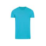 T-Shirt von Trigema, in der Farbe Blau, aus Polyester, andere Perspektive, Vorschaubild