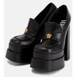 Loafer von Versace, in der Farbe Schwarz, andere Perspektive, Vorschaubild
