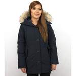 Winterjacke von TheBrand, in der Farbe Blau, aus Polyester, Vorschaubild