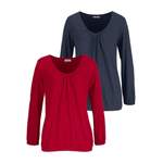 Langarmshirt von Flashlights, in der Farbe Rot, aus Jersey, andere Perspektive, Vorschaubild