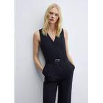 Jumpsuit von Mango, in der Farbe Blau, aus Polyester, andere Perspektive, Vorschaubild