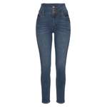 High Waist Jeans von Lascana, in der Farbe Blau, andere Perspektive, Vorschaubild