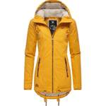 Winterjacke von Ragwear, in der Farbe Gelb, andere Perspektive, Vorschaubild