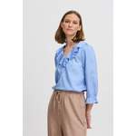 Bluse von b.Young, in der Farbe Blau, andere Perspektive, Vorschaubild