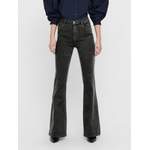 Bootcut-Jeans von Only, in der Farbe Grau, aus Viskose, andere Perspektive, Vorschaubild