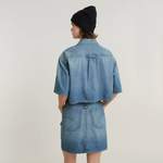 Hemdbluse von G-Star RAW, in der Farbe Blau, aus Denim, andere Perspektive, Vorschaubild