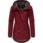 Winterjacke von Ragwear, in der Farbe Rot, aus Fleece, Vorschaubild