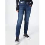 Push-Up Jeans von Herrlicher, in der Farbe Blau, aus Polyester, andere Perspektive, Vorschaubild