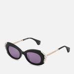 Sonstige Sonnenbrille von Vivienne Westwood, in der Farbe Schwarz, andere Perspektive, Vorschaubild