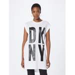 T-Shirt von DKNY, in der Farbe Schwarz, aus Jersey, andere Perspektive, Vorschaubild