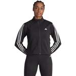 Trainingsjacke von Adidas, in der Farbe Schwarz, aus Polyester, andere Perspektive, Vorschaubild