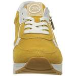 Sneaker von marco tozzi, in der Farbe Gelb, aus Leder, andere Perspektive, Vorschaubild