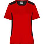 T-Shirt von James & Nicholson, in der Farbe Rot, andere Perspektive, Vorschaubild