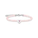 Perlenarmband von Thomas Sabo, in der Farbe Rosa, Vorschaubild