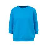 Sweatshirt von comma casual identity, in der Farbe Blau, aus Polyester, andere Perspektive, Vorschaubild