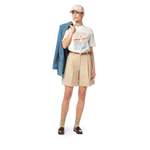 Shorts von MVP wardrobe, in der Farbe Beige, aus Wolle, andere Perspektive, Vorschaubild