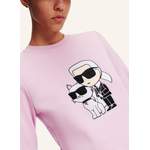 Sweatshirt von Karl Lagerfeld, in der Farbe Lila, aus Polyester, andere Perspektive, Vorschaubild
