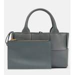 Henkeltasche von Bottega Veneta, in der Farbe Grau, andere Perspektive, Vorschaubild