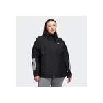 Sonstige Sportjacke von adidas Sportswear, in der Farbe Schwarz, aus Polyurethan, andere Perspektive, Vorschaubild