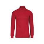 Rollkragenshirt von Trigema, in der Farbe Rot, aus Polyester, andere Perspektive, Vorschaubild