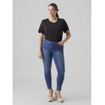 Push-Up Jeans von Vero Moda Curve, in der Farbe Blau, aus Polyester, andere Perspektive, Vorschaubild