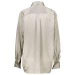 Seidenbluse von Saint Laurent, in der Farbe Beige, aus Stoff, andere Perspektive, Vorschaubild