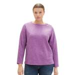 Sweatshirt von TOM TAILOR Plus, in der Farbe Rosa, aus Polyester, Vorschaubild