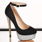 High Heel Pump von Only maker, aus Jeans, andere Perspektive, Vorschaubild