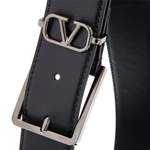 Gürtel von Valentino Garavani, in der Farbe Schwarz, aus Leder, andere Perspektive, Vorschaubild