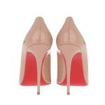 High Heel Pump von Christian Louboutin, in der Farbe Beige, aus Leder, andere Perspektive, Vorschaubild