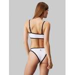 Bikini von Calvin Klein Swimwear, in der Farbe Weiss, aus Polyester, andere Perspektive, Vorschaubild