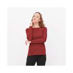 Langarmshirt von Living Crafts, in der Farbe Rot, aus Baumwolle, andere Perspektive, Vorschaubild