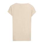 T-Shirt von Ichi, in der Farbe Beige, aus Polyester, andere Perspektive, Vorschaubild