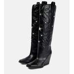 Westernstiefel von Stella Mccartney, in der Farbe Schwarz, aus Polyester, andere Perspektive, Vorschaubild