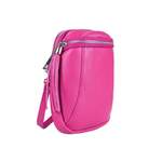 Schultertasche von ITALYSHOP24, in der Farbe Rosa, aus Leder, andere Perspektive, Vorschaubild